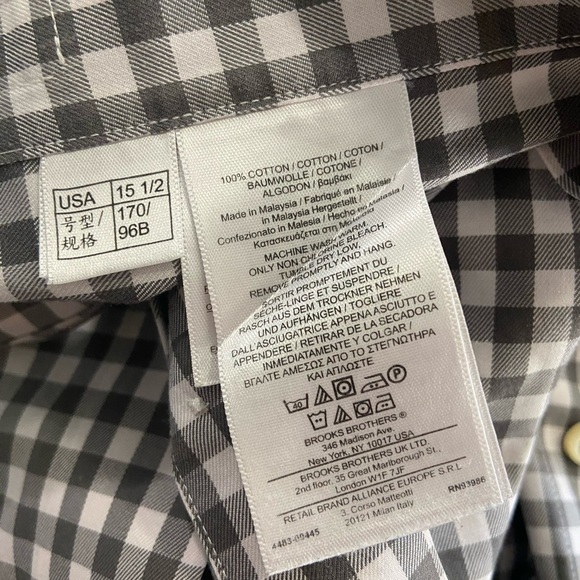 Brooks Brothers Gingham Button Down - Picture 6 of 8